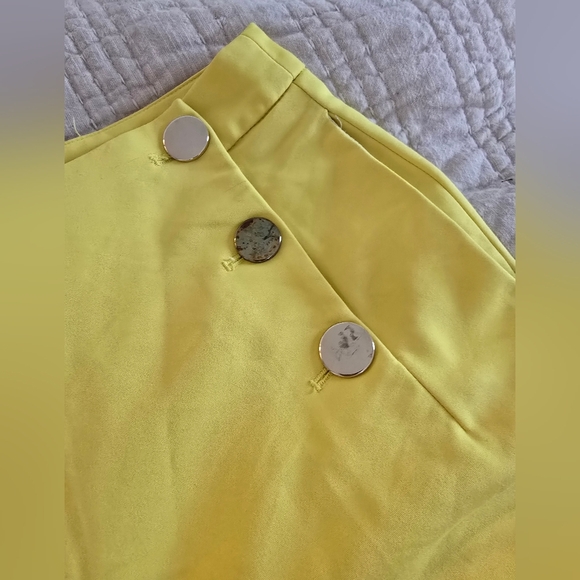 Zara Bright Yellow Pants XS - Picture 2 of 8